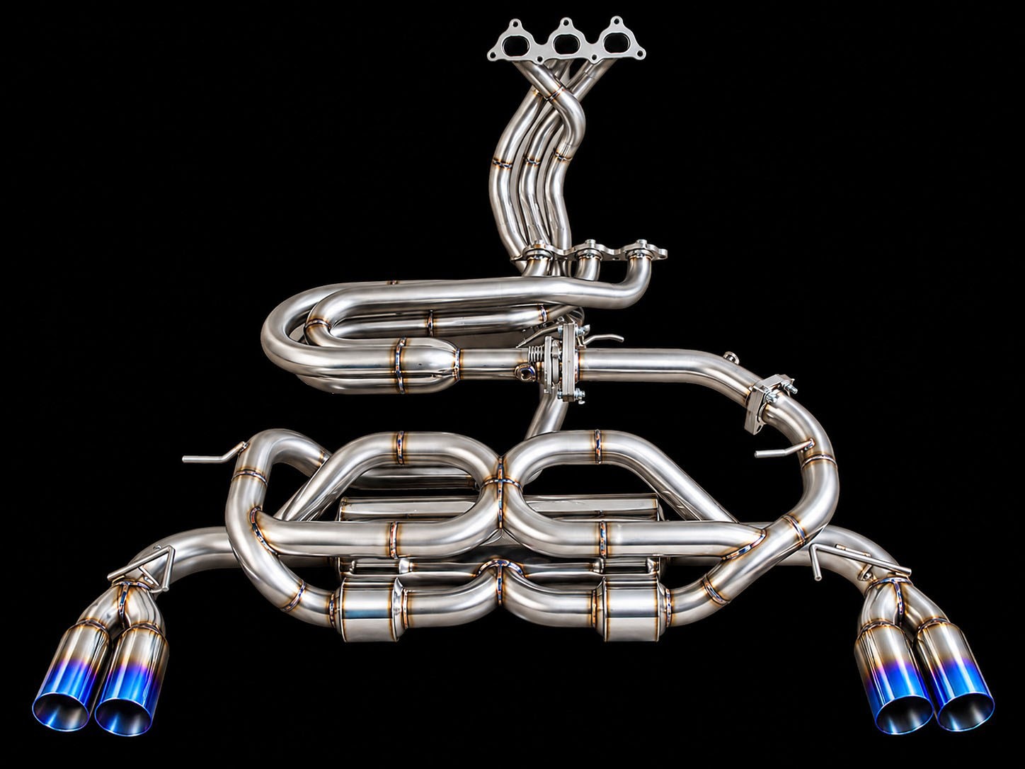 F1 SOUND MUFFLER VER7 TITANIUM + F1 EXHAUST MANIFOLD VER4